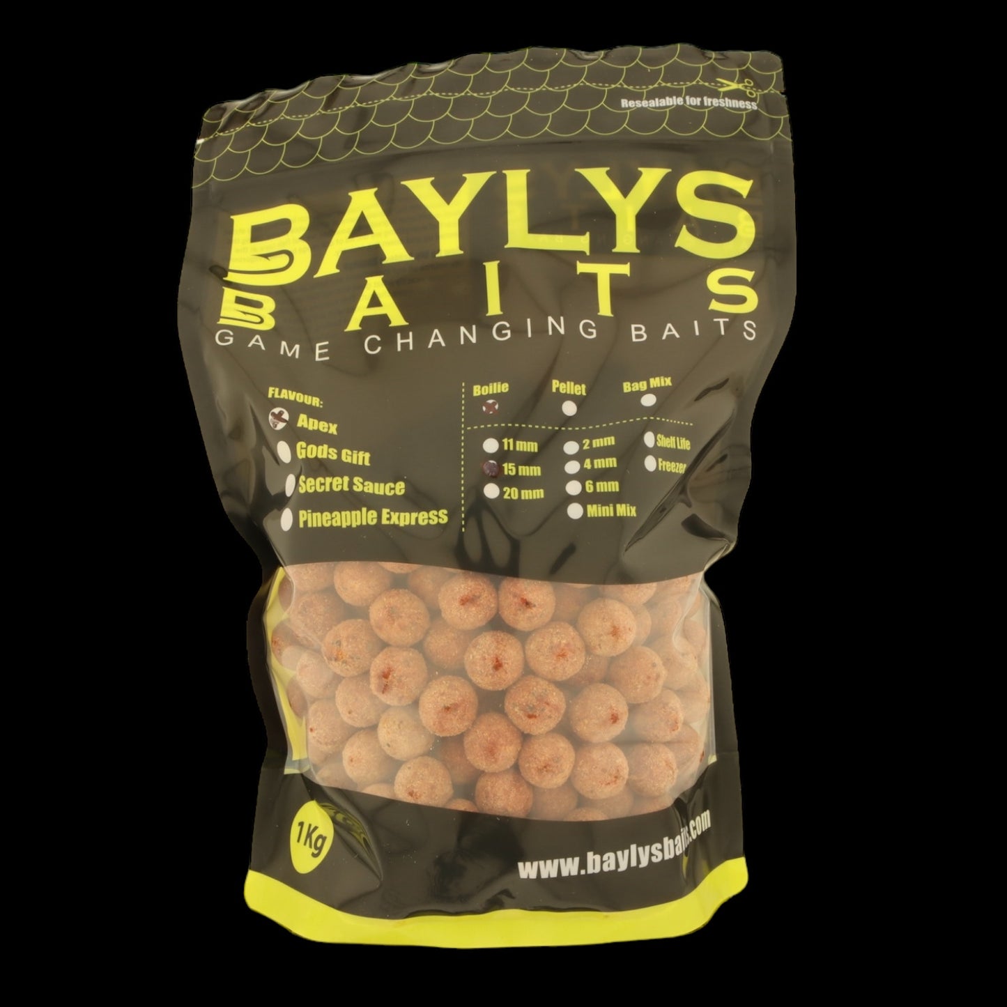 Baylys Baits Apex Boilie 5KG Shelf-Life