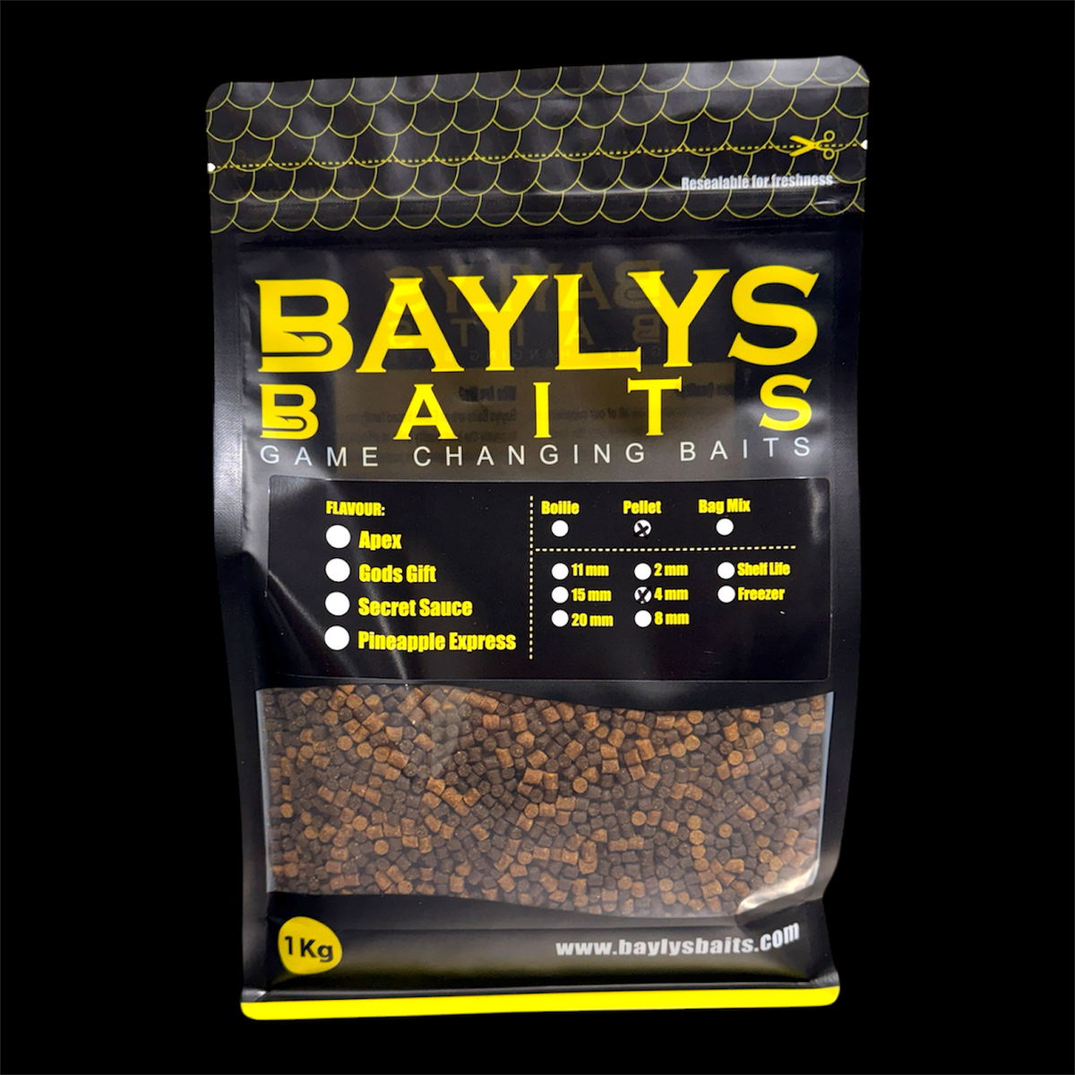 Baylys Baits Premium Pellets 1KG