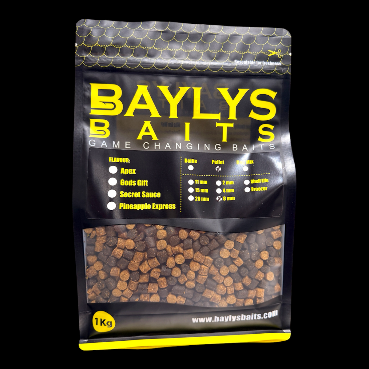 Baylys Baits Premium Pellets 1KG